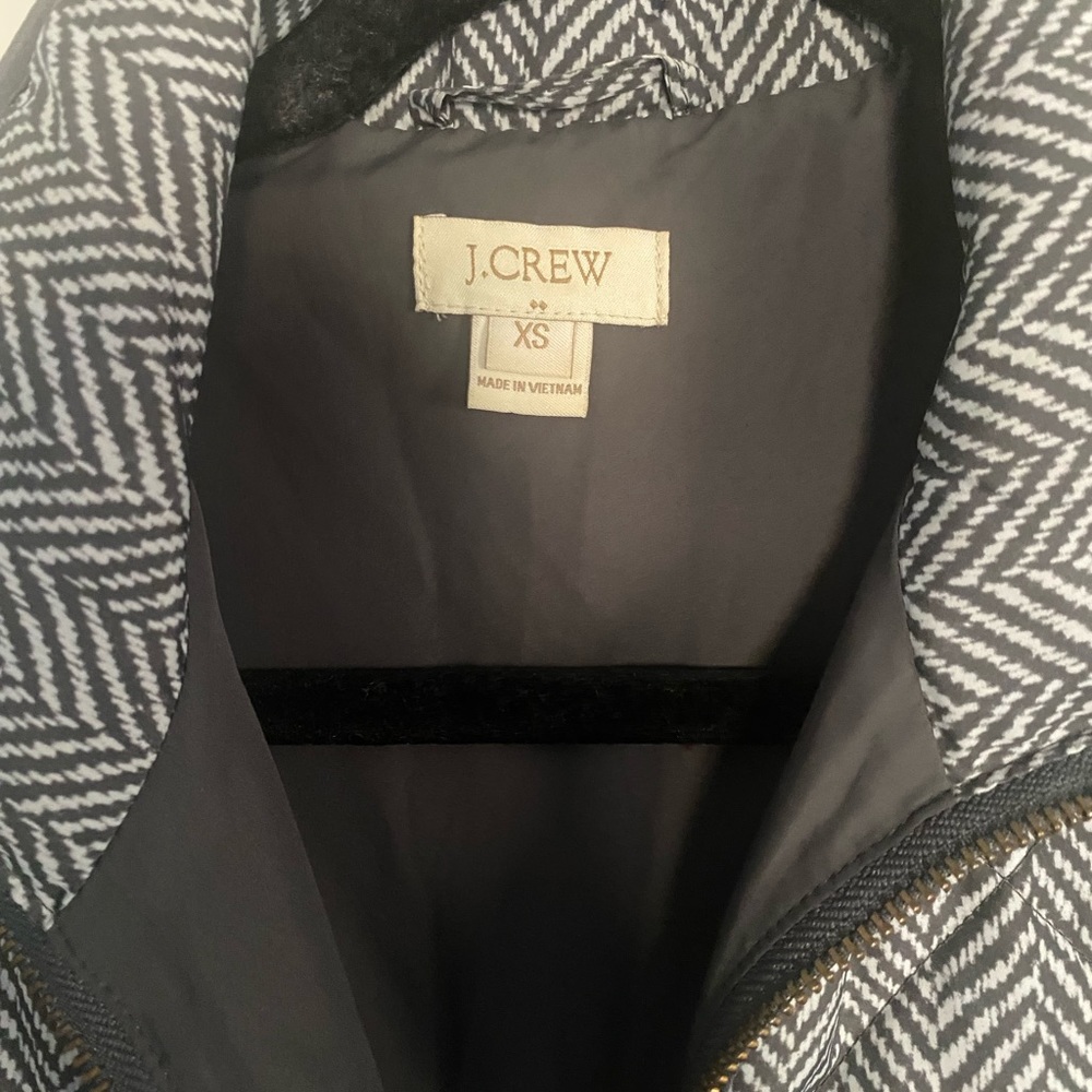 J crew herringbone vest